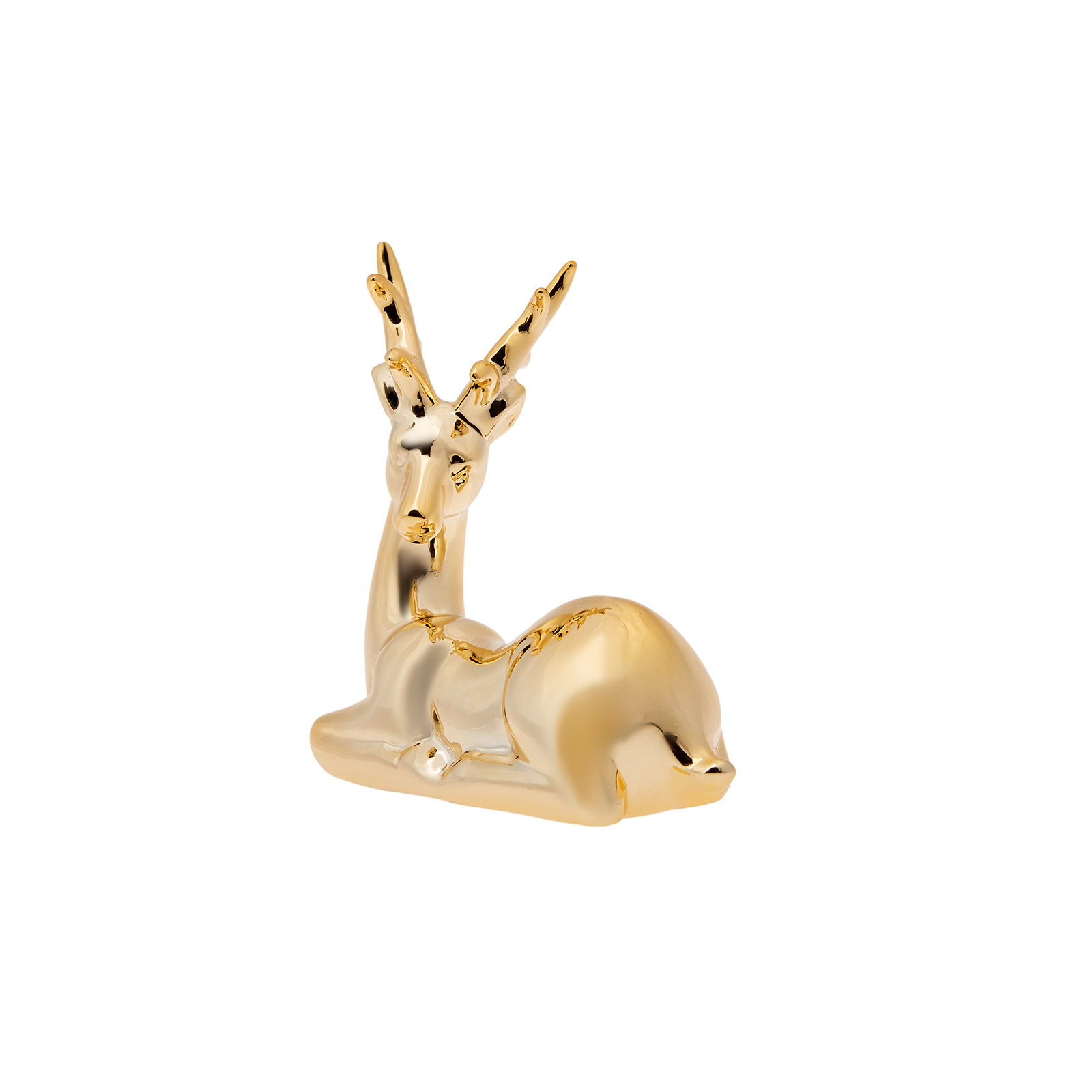 Karaca Home Deer Obje Gold 14x19cm