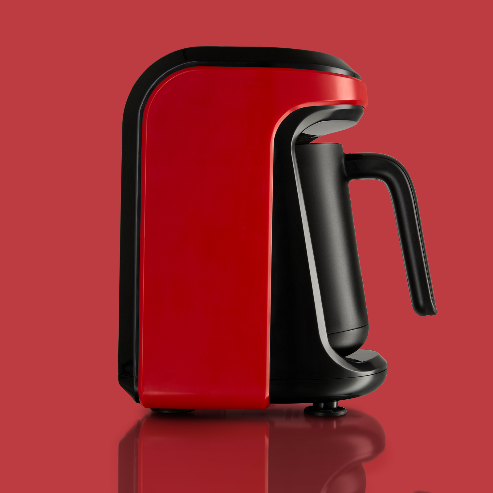 ihtiyacım var orman Eposta  Karaca Hatır Hüps Sütlü Türk Kahve Makinesi Kırmızı Karaca