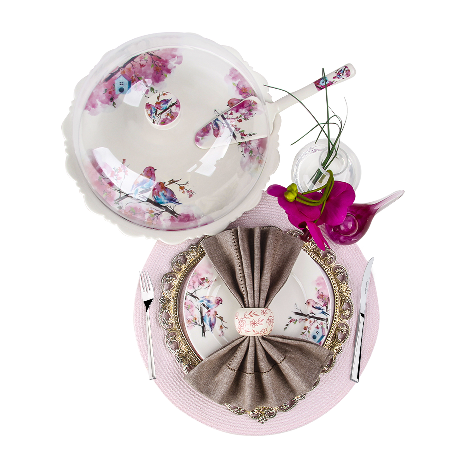 Karaca Mommy Bird 9 Parça Pasta Seti Cookplus