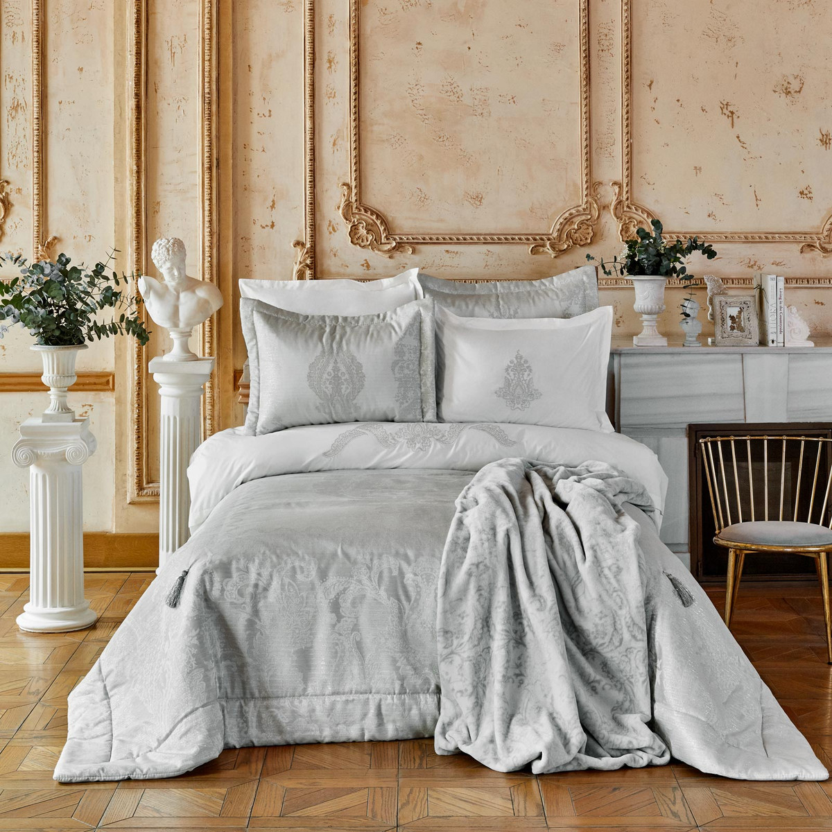 Karaca Home Adrila Silver 10 Parça Çeyiz Seti Karaca Home