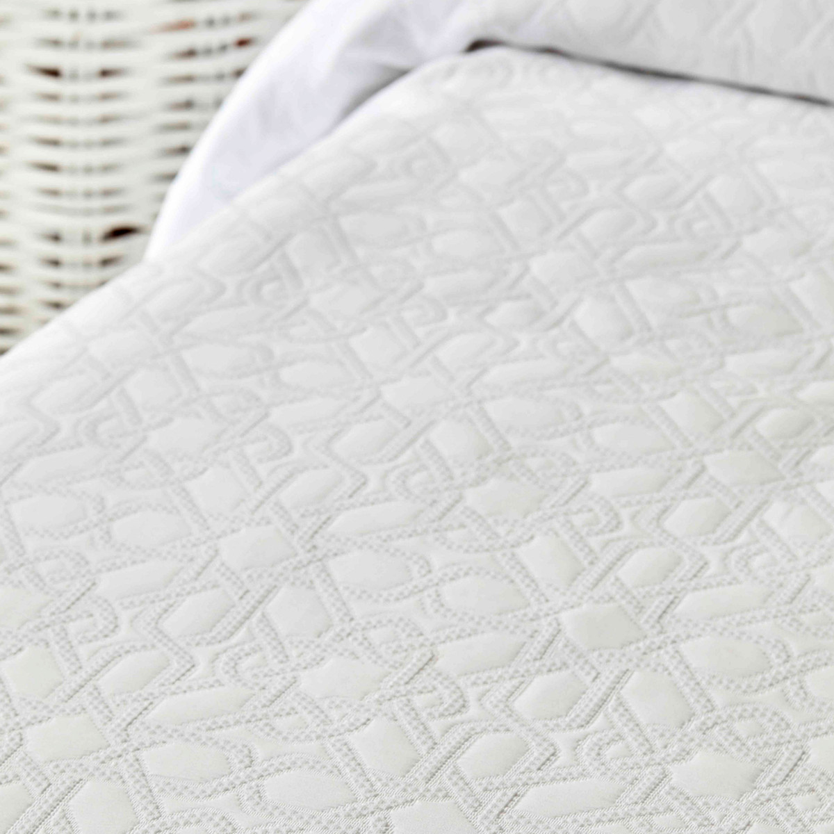 Karaca Home Back To Basic Beyaz Tek Kişilik Yatak Örtüsü
