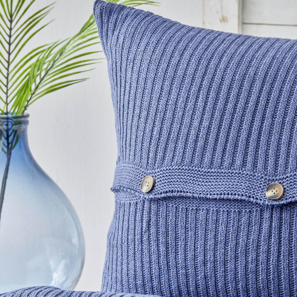 Karaca Home Coline İndigo Çift Kişilik Triko Yatak Örtüsü Seti Karaca Home