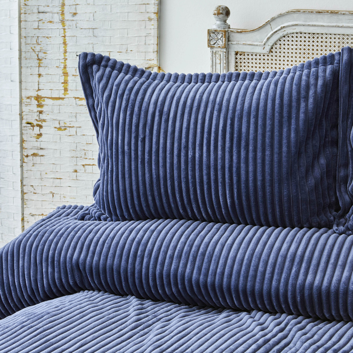 Karaca Home Joena İndigo Çift Kişilik Soft Yatak Örtüsü Karaca Home