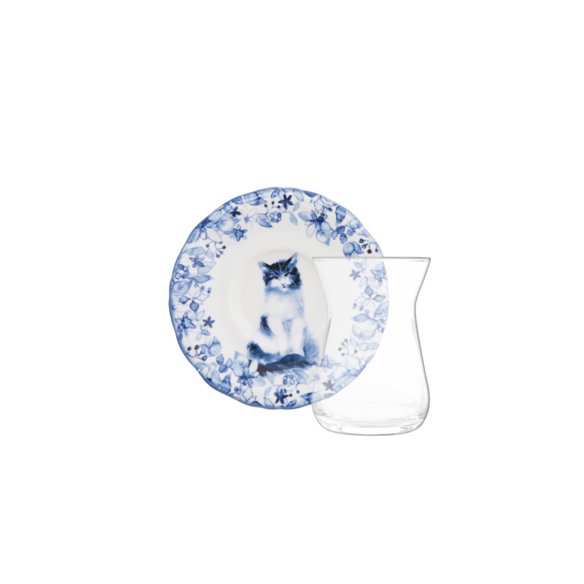Emsan Cats Cakes 4 Kişilik Çay Seti Emsan