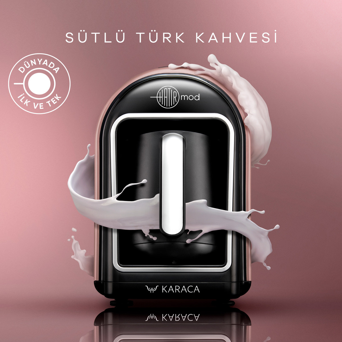 Karaca Hatır Mod Sütlü Türk Kahve Makinesi Rosegold Karaca Home