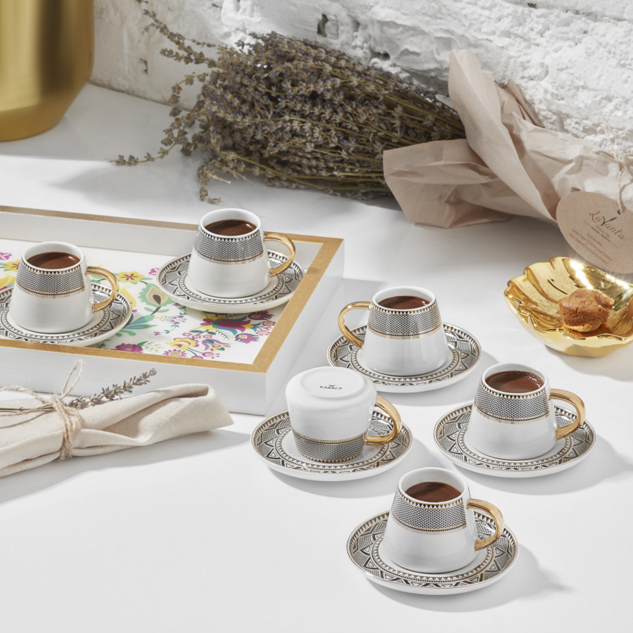 Karaca Globe 6 Kişilik Kahve Fincanı Takımı Karaca Home