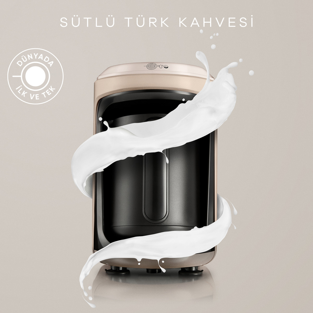 Karaca Hatır Hüps Sütlü Türk Kahve Makinesi Bej Karaca Home