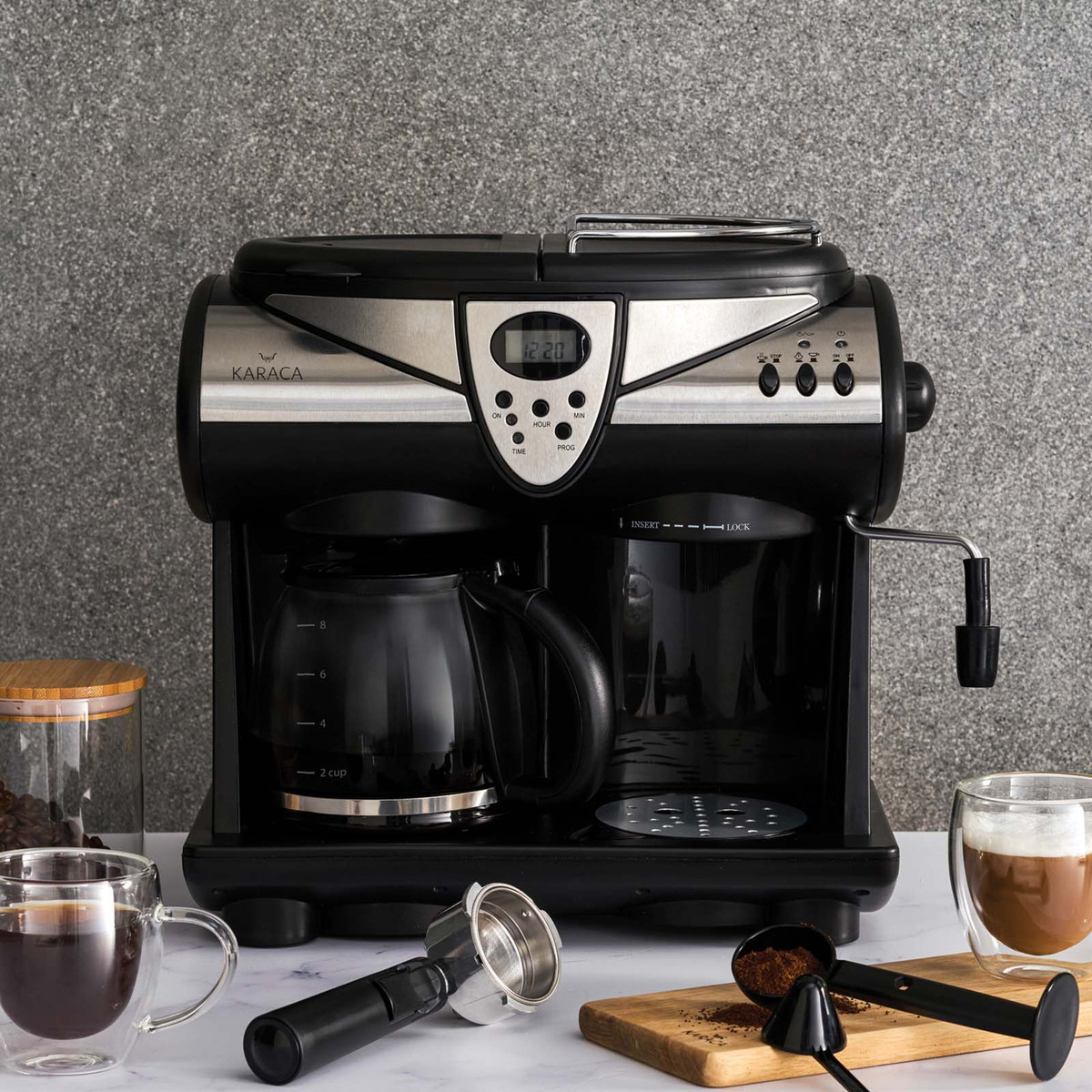 Karaca Coffee Art Espresso ve Cappuccino Kahve Makinesi Karaca Home