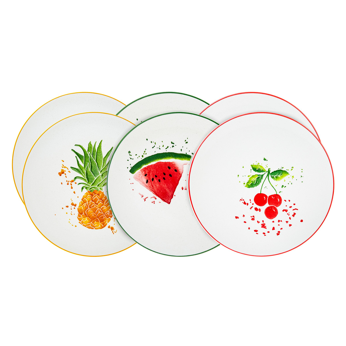 Karaca Fruits 6 Kişilik Pasta Takımı Karaca Home