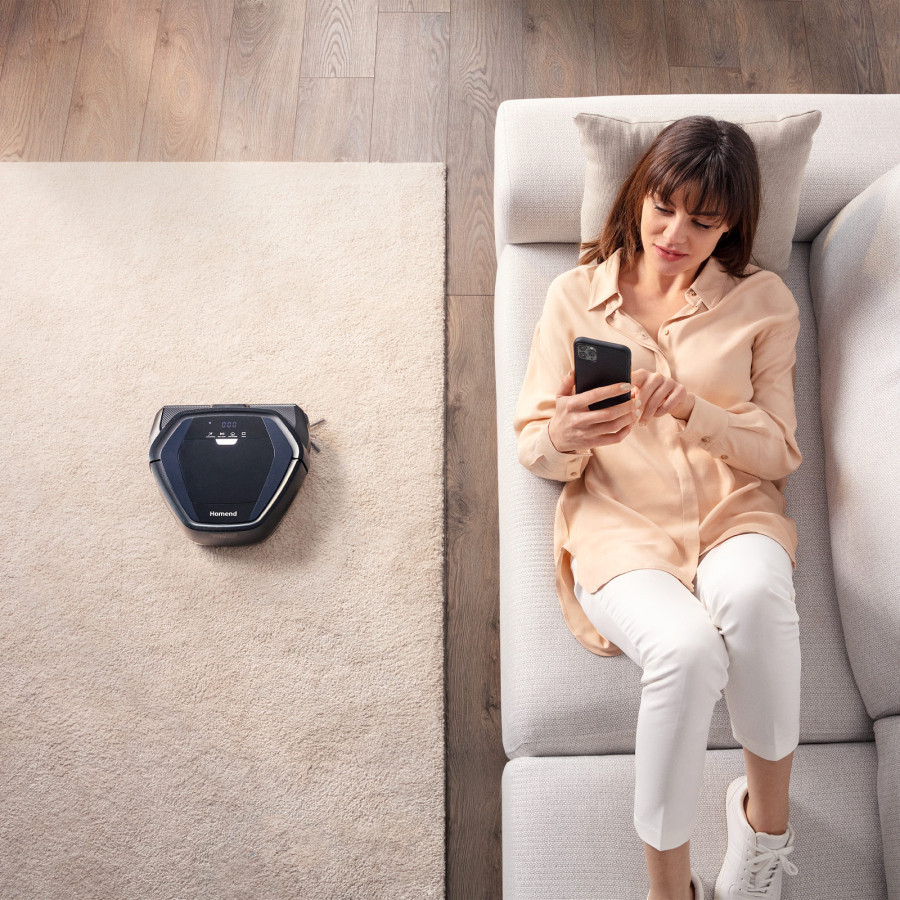 Homend Alex 1280H Akıllı Robot Süpürge Karaca Home