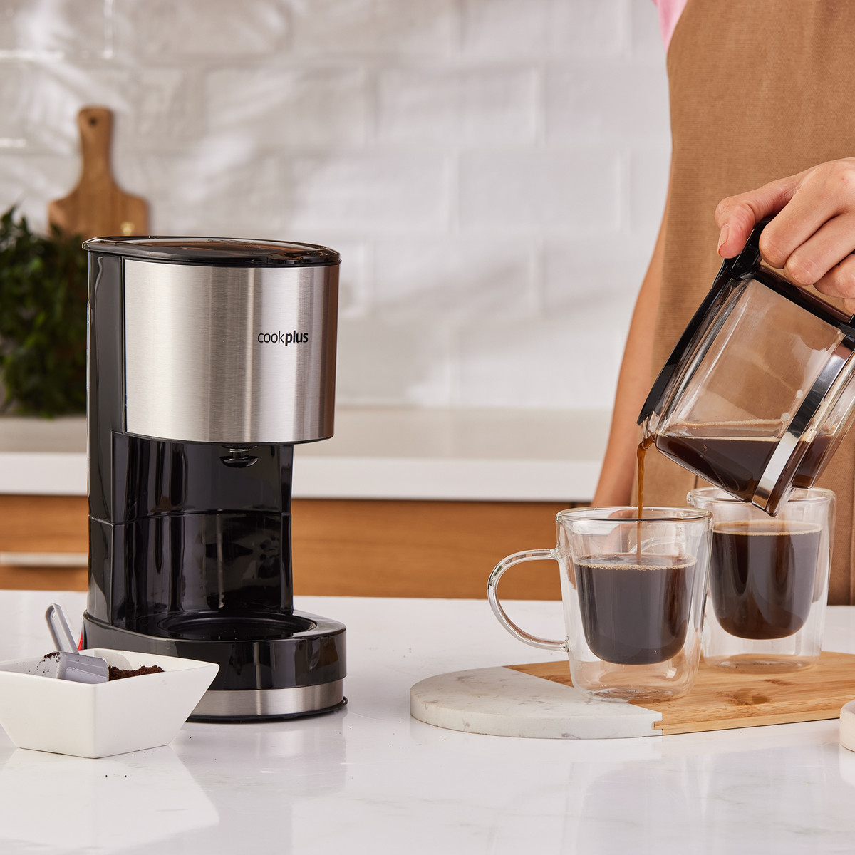 Cookplus Coffee Keyf Filtre Kahve Makinesi Inox 601 Emsan