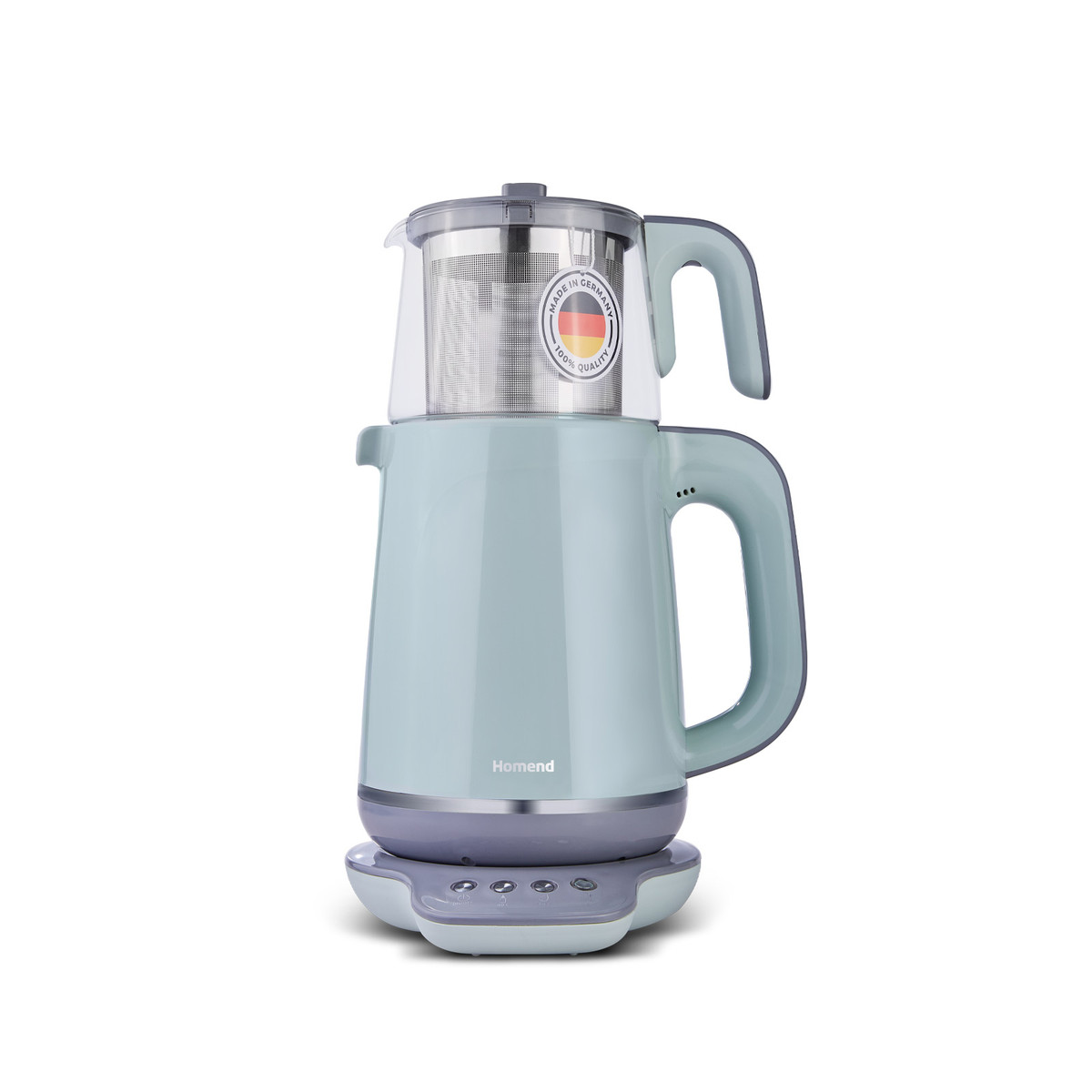 Homend Royaltea 1723h Konuşan Çay Makinesi Su Yeşili Homend