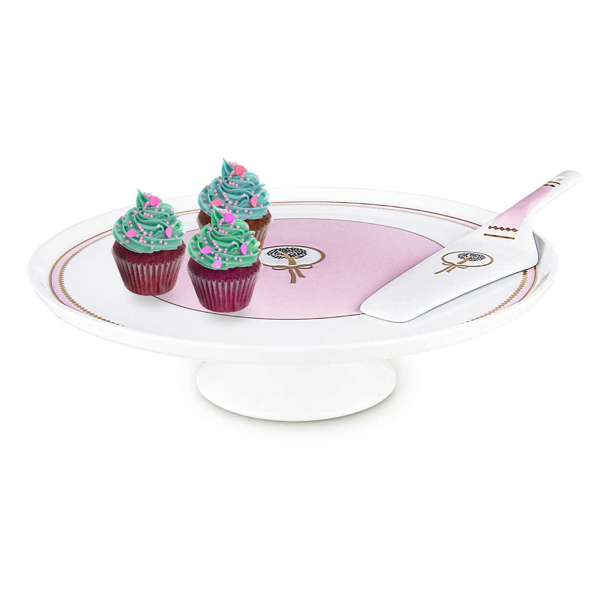 Karaca Pink Romance Spatulalı Kek Standı Karaca