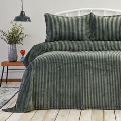 Karaca Home Joena Yesil Cift Kisilik Soft Yatak Ortusu Karaca Home