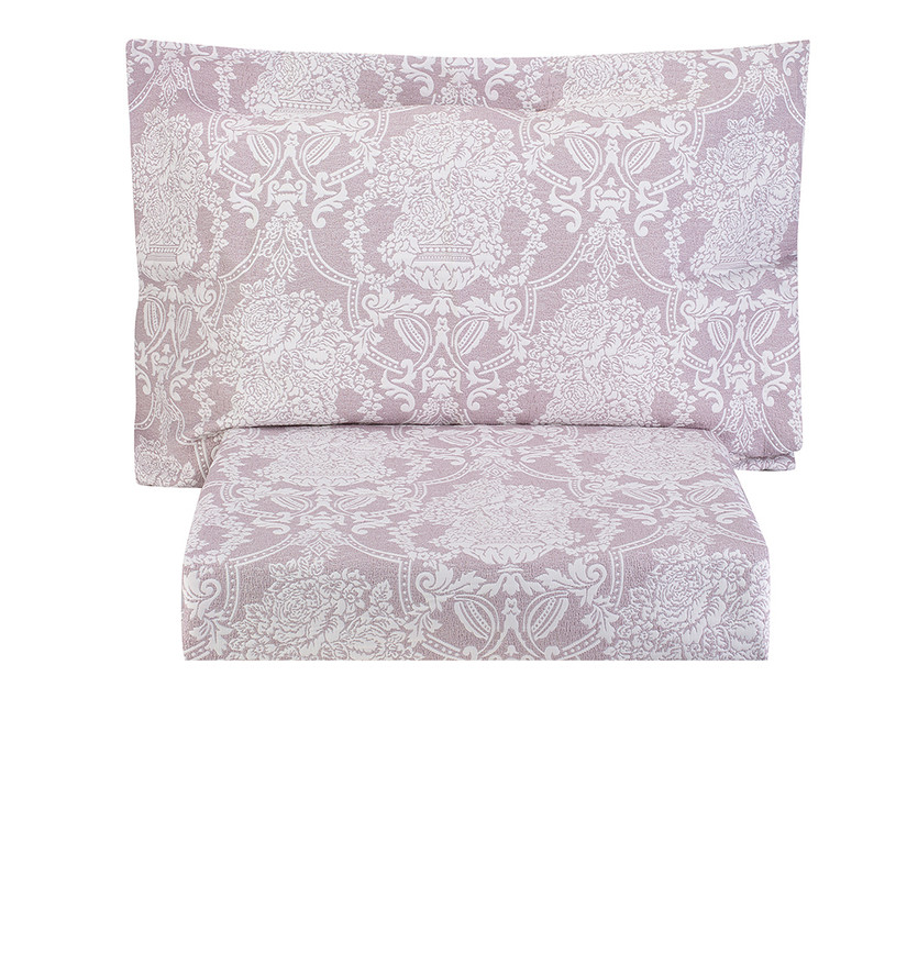 Karaca Home Quatre Deluxe Mürdüm Yatak Örtüsü Set Cookplus