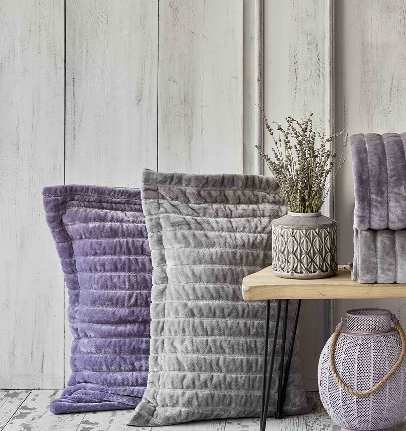 Karaca Home Mariel Gri Çift Kişilik Soft İpek Yatak Örtüsü