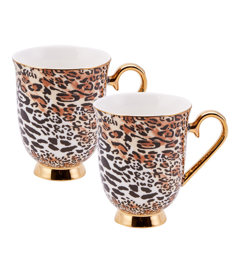 Karaca Leopard 2li Mug Cookplus