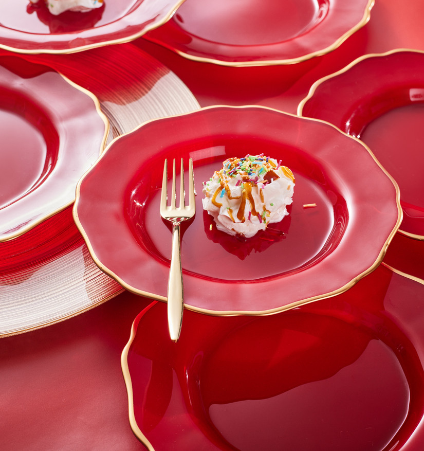 Karaca Empire Kırmızı 6 Kişilik Pasta Takımı Cookplus